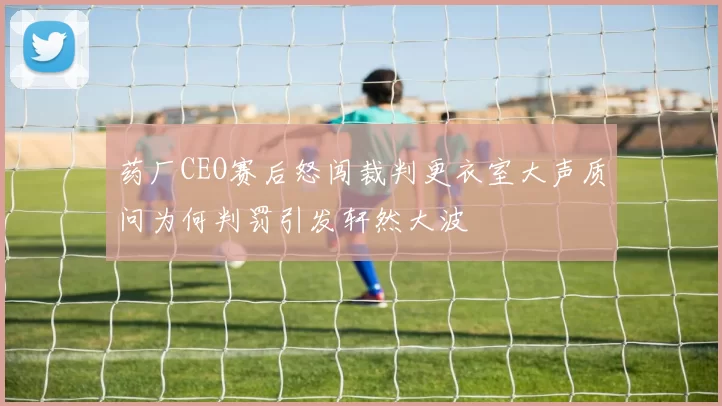 药厂CEO赛后怒闯裁判更衣室大声质问为何判罚引发轩然大波
