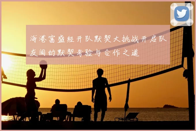 海港富盛经开队默契大挑战开启队友间的默契考验与合作之道